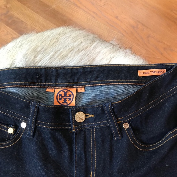 Tory Burch Classic Tory Boot Denim, size 28 - Picture 3 of 3